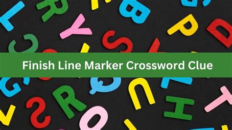 marker crossword clue